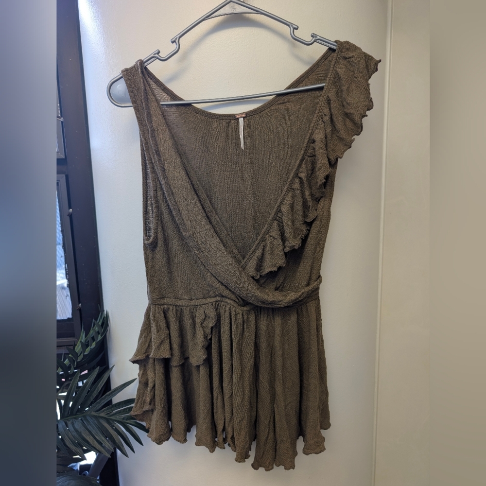 Free People People Float Away Tank Top Sz M